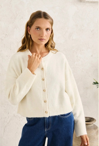 Rhythm Cream Estelle Fluffy Cardigan