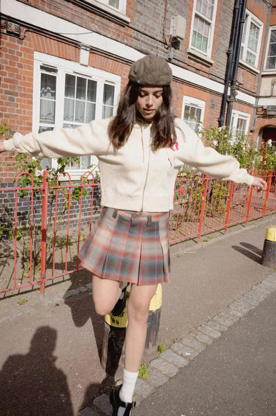 Pleaded Mini Skirt
