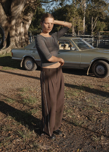 Libra — Sheer Long Sleeve Top