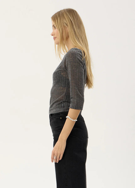 Libra — Sheer Long Sleeve Top