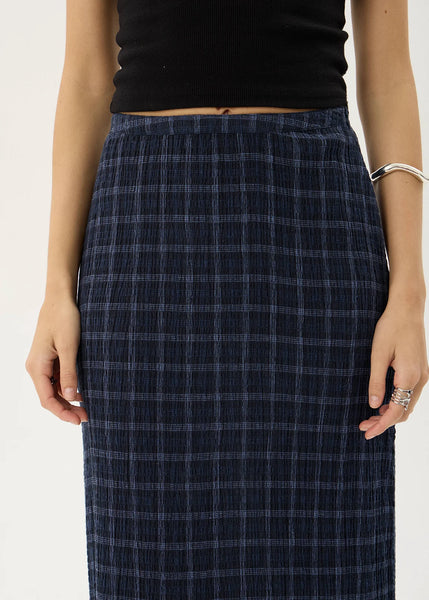 Lita Thea — Hemp Seersucker Maxi Skirt