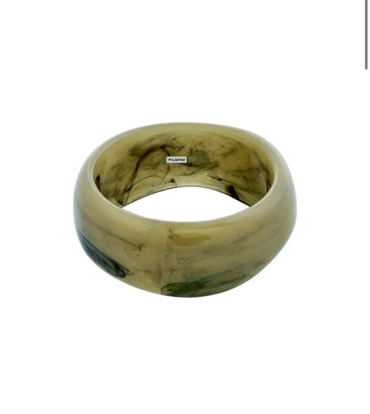 Pilgrim AASE Green Maxi Bangle