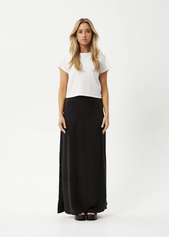 Afends Grace Cupro Maxi Skirt