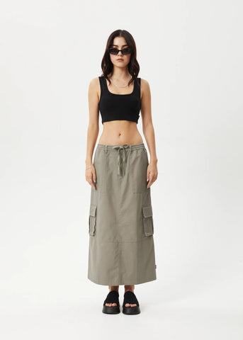 Afends Tasman Organic Cargo Maxi Skirt