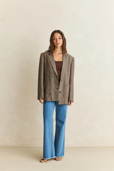 Herringbone Blazer