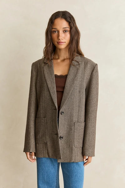 Herringbone Blazer
