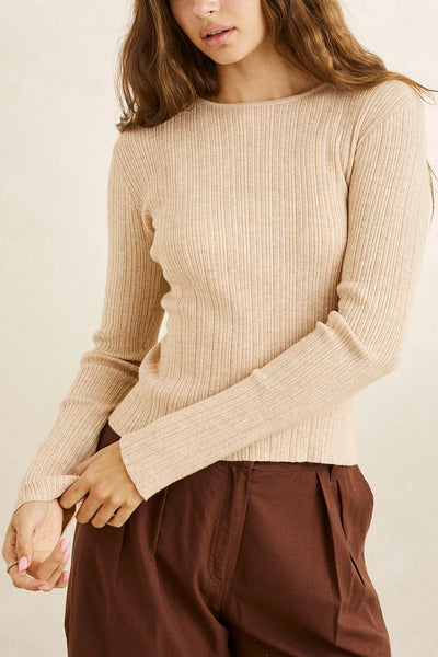 Essential Long Sleeve Knit Top