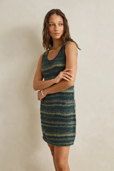 Baklava Scoop Neck Mini Dress