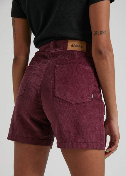 Shelby Hemp Corduroy Cut Off Shorts