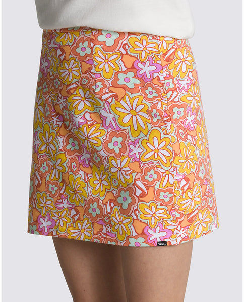 Resort Floral High Waisted Skirt