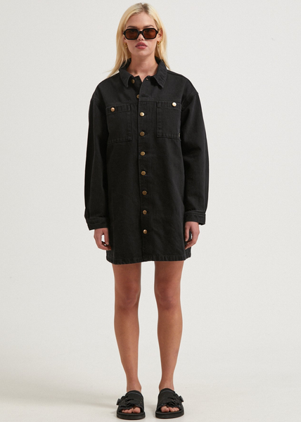 tori denim dress Look at those sleeves The AJE Tori Denim Dress is now available to rent for just $80 (RRP $395) x
